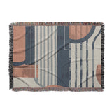 Gordian Navy & Orange in Large (80" x 60") Size