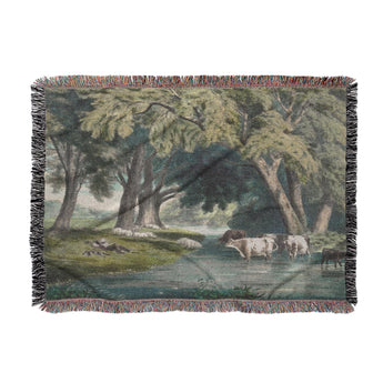 Summer Shades Woven Throw Blanket