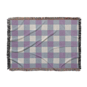 Buffalo Plaid Lilac in Large (80" x 60") Size