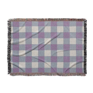 Buffalo Plaid Lilac in Large (80" x 60") Size