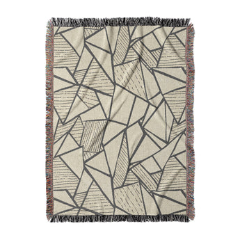 Harlan Ivory & Black in Large (80" x 60") Size