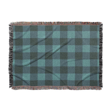 Buffalo Plaid Deep Teal in Large (80" x 60") Size