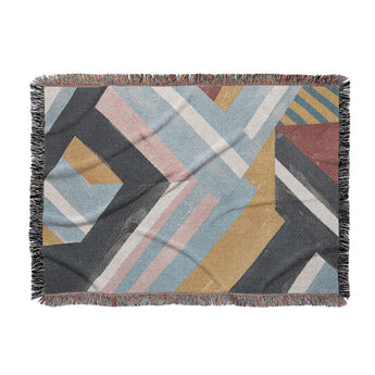 Eristical Multicolor Woven Throw Blanket