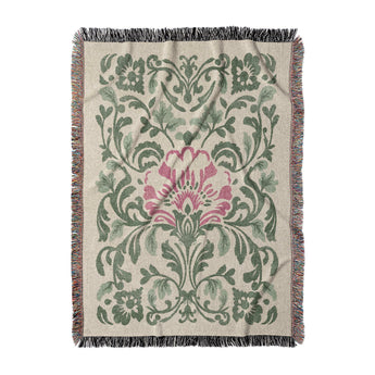 Beryl Green & Violet in Large (80" x 60") Size