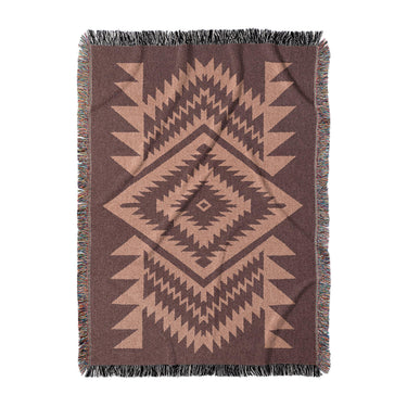 Reyno Orange & Maroon in Large (80" x 60") Size