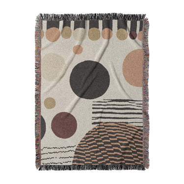 Charl Orange & Taupe in Large (80" x 60") Size