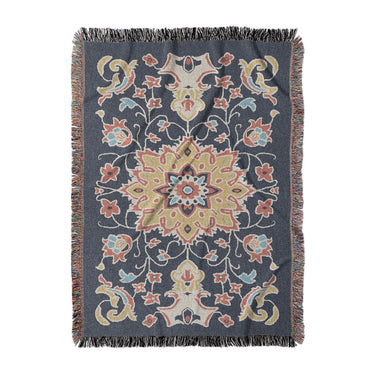 Baldwin Navy & Red in Large (80" x 60") Size