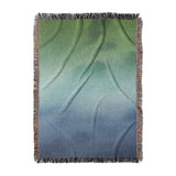 Micah Watercolor Blue & Green in Large (80" x 60") Size