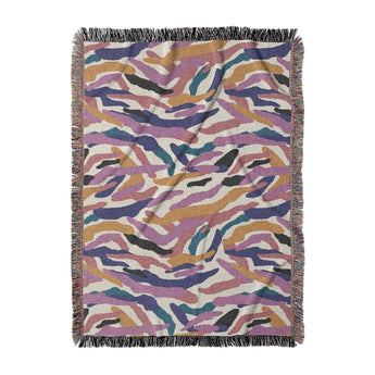 Alessa Multicolor Woven Throw Blanket