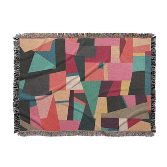 Baxter Pink Multicolor in Large (80" x 60") Size