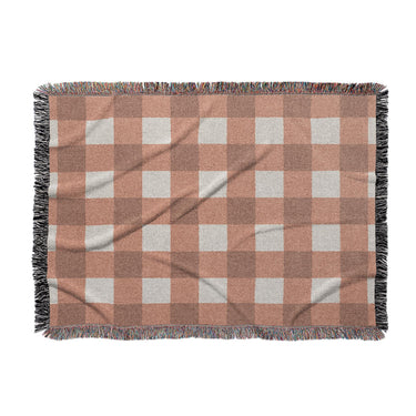 Buffalo Plaid Light Terracotta in Large (80" x 60") Size