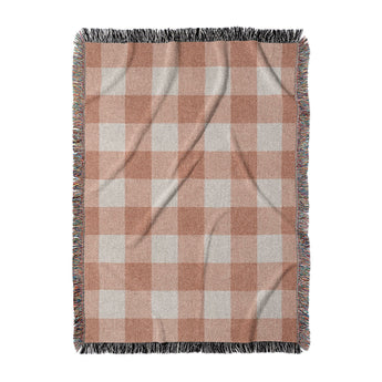 Buffalo Plaid Light Terracotta in Large (80" x 60") Size
