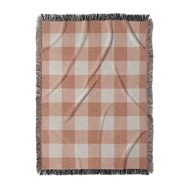 Buffalo Plaid Light Terracotta in Large (80" x 60") Size