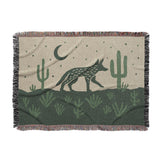 Desert Coyote Forest & Moss Green in Large (80" x 60") Size