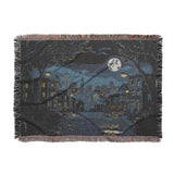 8 Bit Uptown Twilight Skyline in Large (80" x 60") Size