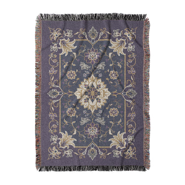 Miriam Navy & Purple in Large (80" x 60") Size