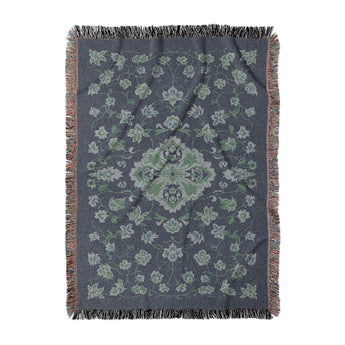 Fenwick Navy & Green in Large (80" x 60") Size