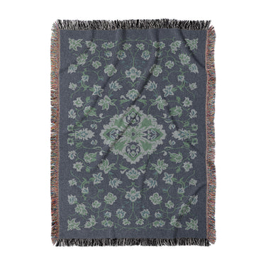 Fenwick Navy & Green in Large (80" x 60") Size