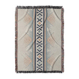 Loxcie Ivory & Blue in Large (80" x 60") Size