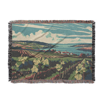 Finger Lakes Vineyard in Large (80" x 60") Size