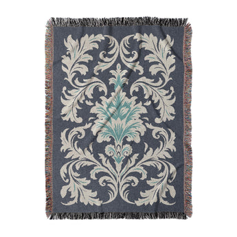 Aubrey Navy & Teal in Large (80" x 60") Size