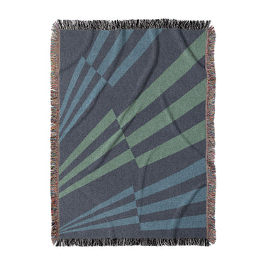 Prisma Blue & Green in Large (80" x 60") Size