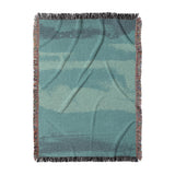 Jacinda Watercolor Teal Ombre in Large (80" x 60") Size