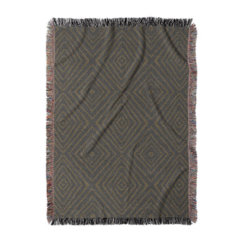 Terlingua Iron & Bronze Woven Throw Blanket