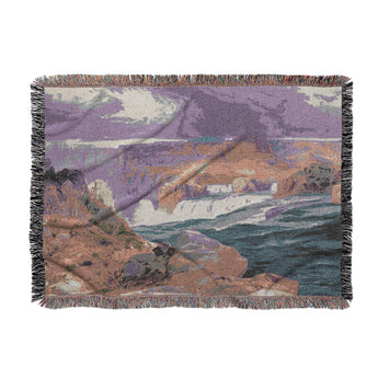 Shoshone Falls of the Great Idaho Snake River by Thomas Moran in Large (80" x 60") Size