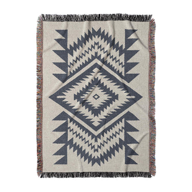 Reyno Navy & Stone in Large (80" x 60") Size