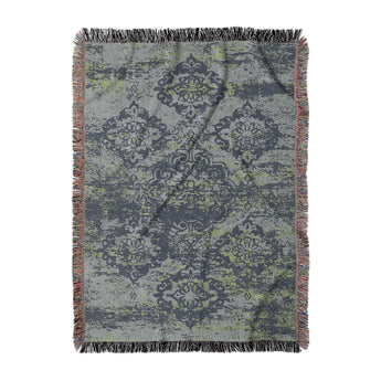 Jonah Navy & Chartreuse in Large (80" x 60") Size