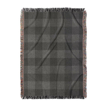 Buffalo Plaid Charcoal Black in Large (80" x 60") Size