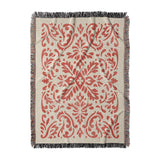 Floranna Ivory & Red in Large (80" x 60") Size