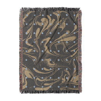 Acid Burn Brown & Carolina Blue in Large (80" x 60") Size