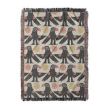 Tribal Birds Ivory in Large (80" x 60") Size