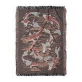 Koi Pond Brown in Large (80" x 60") Size