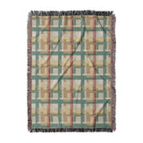 Madras Plaid Taupe Green in Large (80" x 60") Size