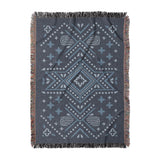 Durand Navy Blue in Large (80" x 60") Size