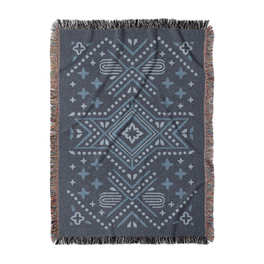 Durand Navy Blue in Large (80" x 60") Size