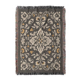 Annette Vintage Black & Yellow in Large (80" x 60") Size