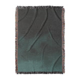 Keanu Watercolor Deep Teal Ombré in Large (80" x 60") Size