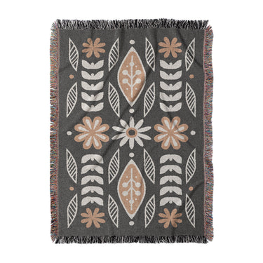 Topanga Black & Yellow in Large (80" x 60") Size
