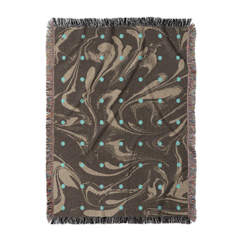 Acid Burn Brown & Carolina Blue in Large (80" x 60") Size