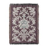 Aubrey Maroon & Light Blue in Large (80" x 60") Size