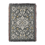 Annette Vintage Black & Yellow in Large (80" x 60") Size