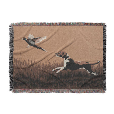 That Dog'll Hunt Orange in Large (80" x 60") Size