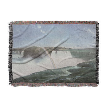 Niagara Falls Afternoon Woven Throw Blanket