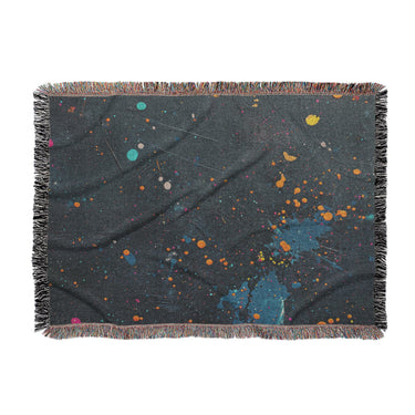 Jacob Navy & Orange in Large (80" x 60") Size