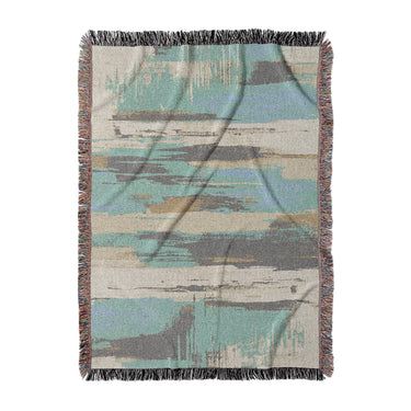Jörgan Teal & Taupe in Large (80" x 60") Size