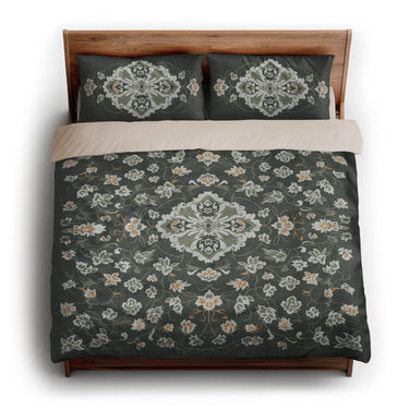 Fenwick Green & Orange king - microfiber - Natural Backing